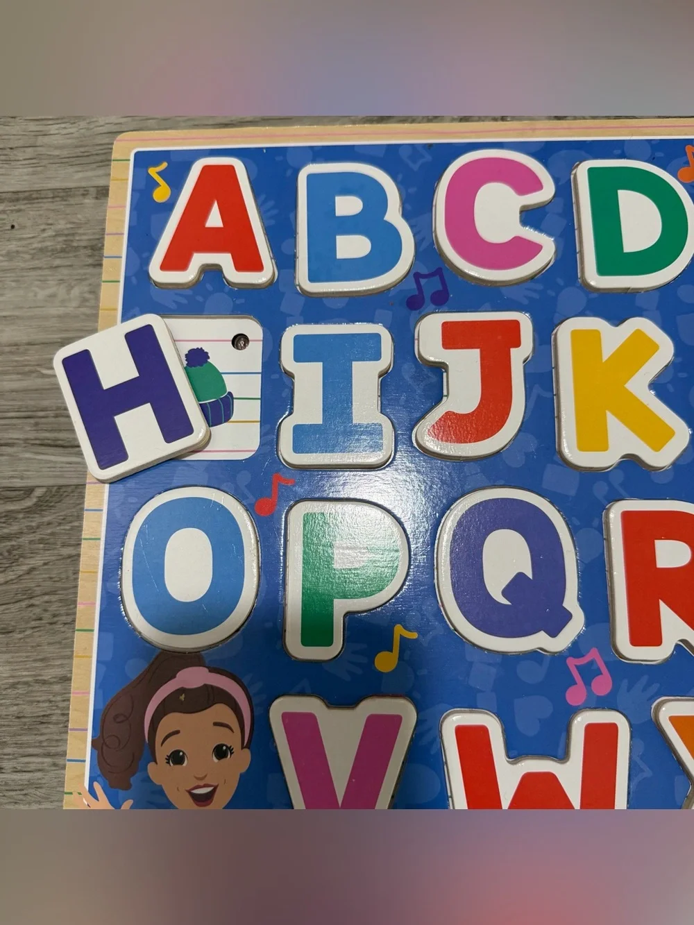 Melissa & Doug® Ms. Rachel™ Wooden Phonics Alphabet Sound Puzzle
